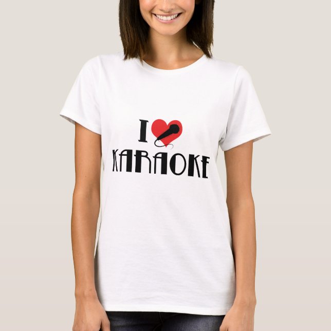 Camiseta Amo el Karaoke (Anverso)