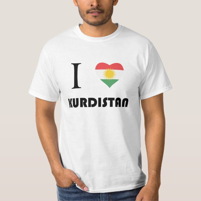 Camiseta Amo el Kurdistan (Anverso)