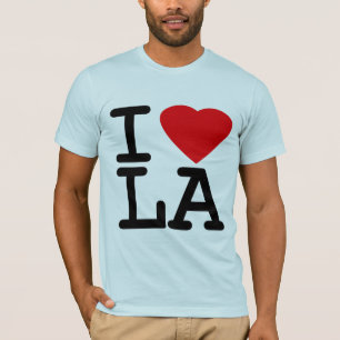 Camiseta Amo el LA del corazón