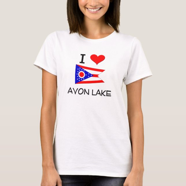 Camiseta Amo el lago Ohio avon (Anverso)