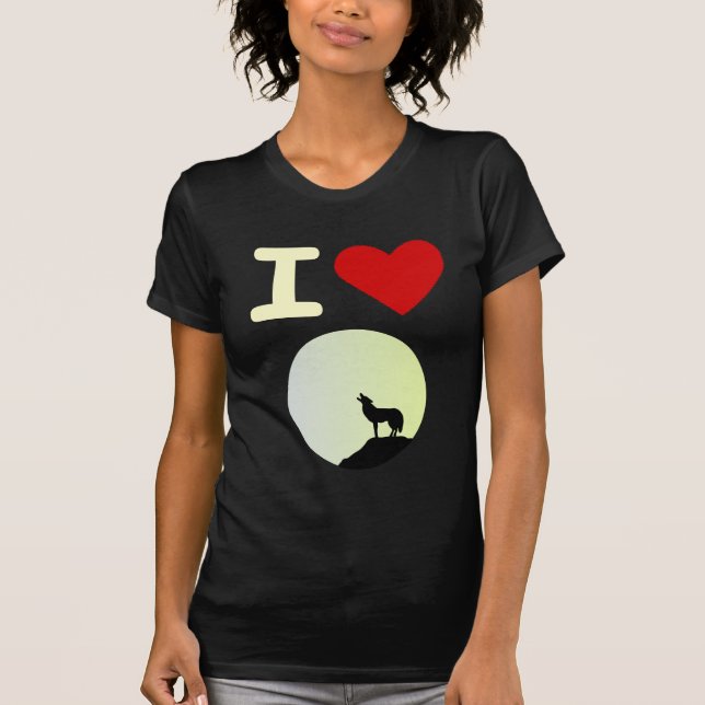 Camiseta Amo el lobo (Anverso)