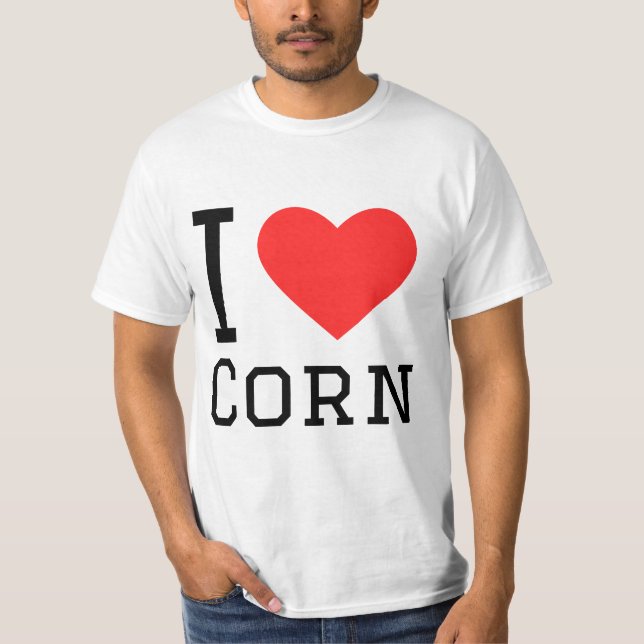 Camiseta Amo el maíz (Anverso)