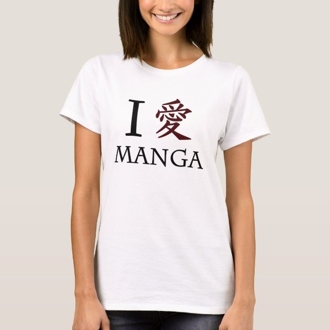 Camiseta Amo El Manga (Anverso)