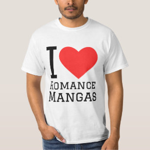 Camiseta Amo el manga romántico