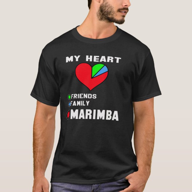 Camiseta Amo el Marimba. (Anverso)