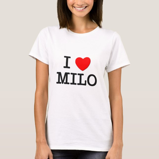 Camiseta Amo el Milo (Anverso)