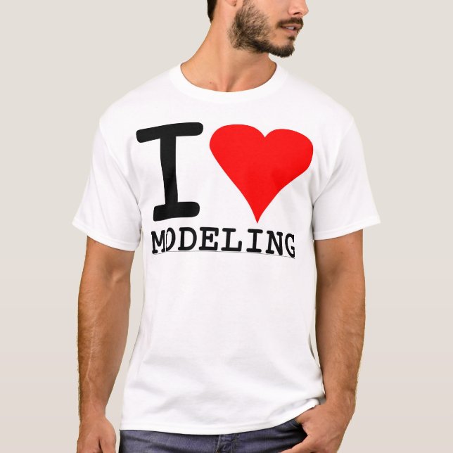 Camiseta Amo el modelar (Anverso)