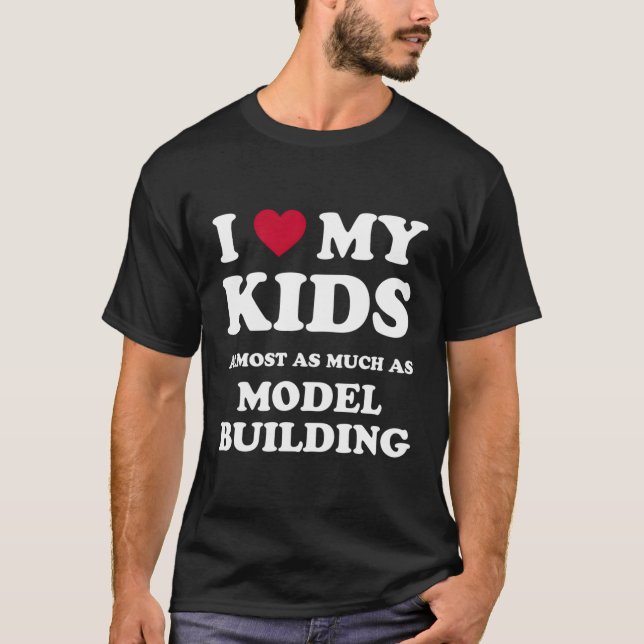 Camiseta Amo El Modelo De Mi Mamá Papá (Anverso)