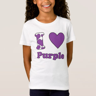 Camiseta Amo el morado