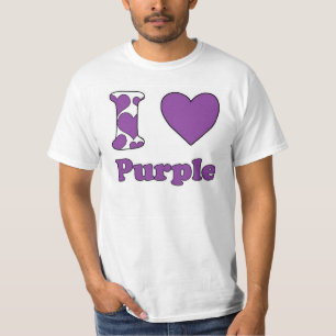 Camiseta Amo el morado