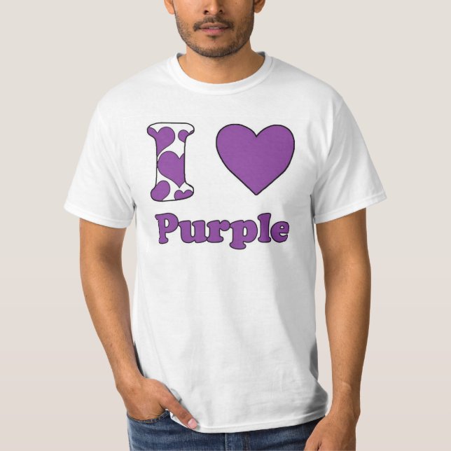 Camiseta Amo el morado (Anverso)