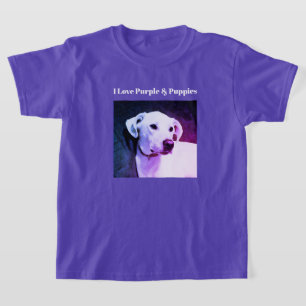 Camiseta Amo el Morado y Fotos de Perritos Lindos