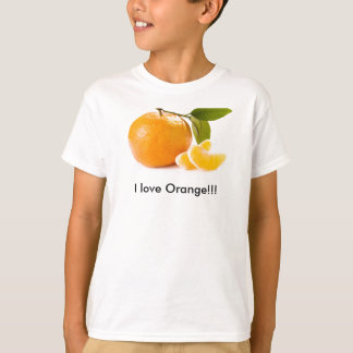 Camiseta ¡Amo el naranja!!!