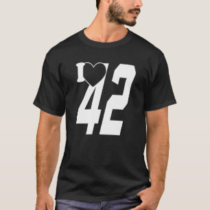 Camiseta Amo el número 42 - Hombres, Mujeres, Niños, Niños 