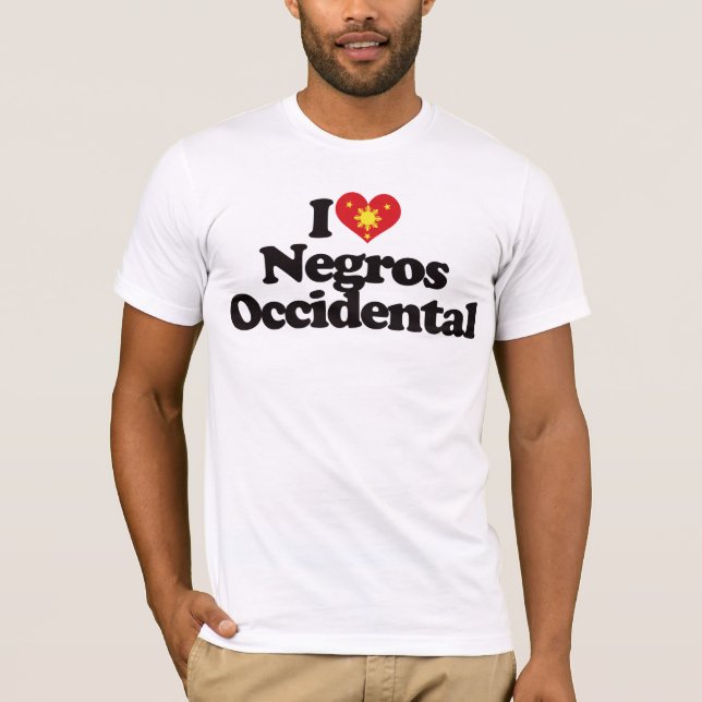 Camiseta Amo el Occidental de Negros (Anverso)