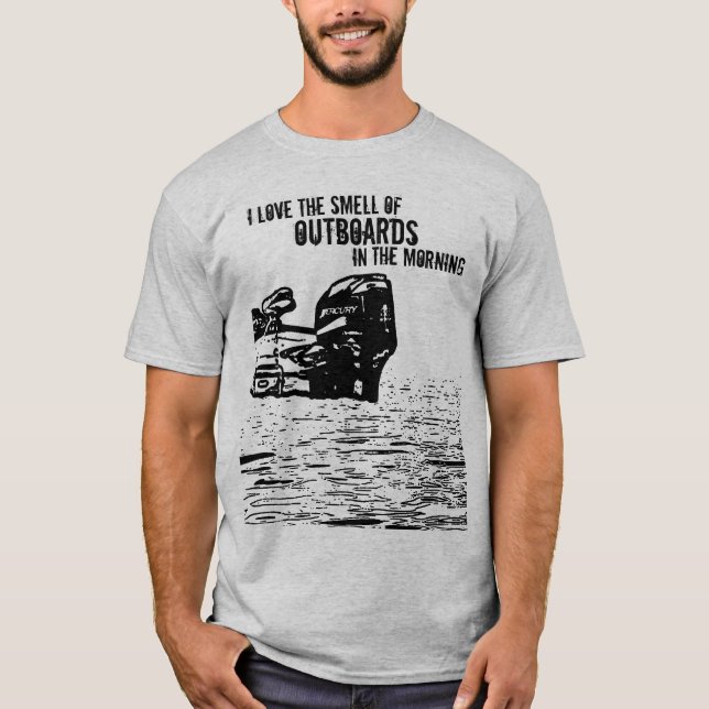 Camiseta Amo el olor de exteriores (Anverso)