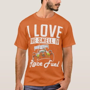 Camiseta Amo el olor del coche RC de combustible de raza