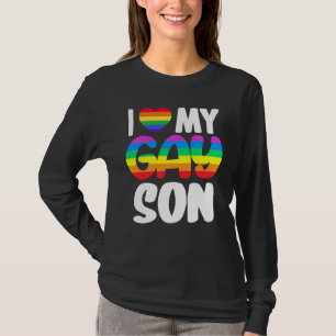 Camiseta Amo el orgullo de mi hijo gay LGBT Apoyo a la fami