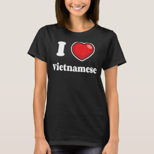 Camiseta Amo el Orgullo Vietnamita de Gran Corazón de Vietn