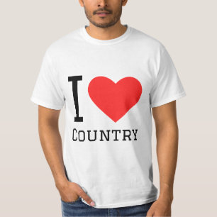 Camiseta Amo el país