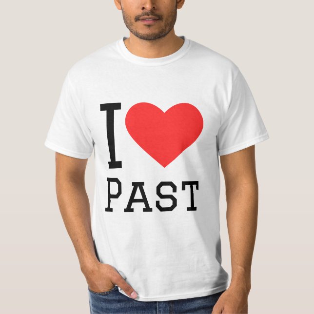 Camiseta Amo el pasado (Anverso)