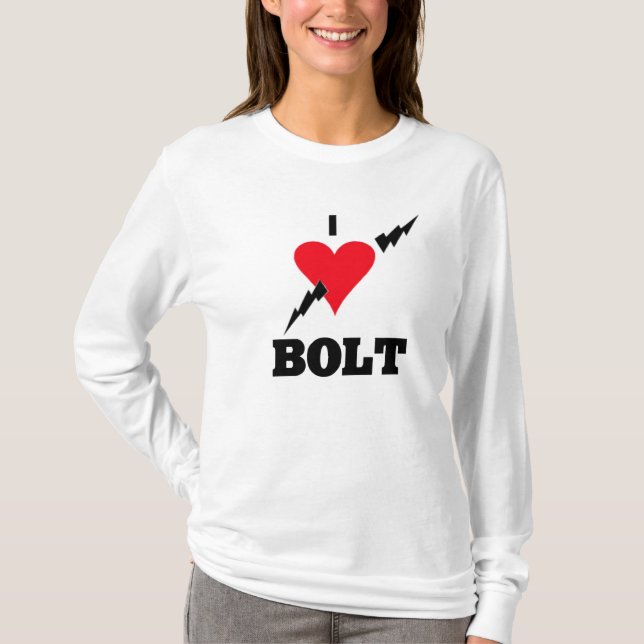 Camiseta Amo el perno del usain (Anverso)