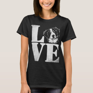 Camiseta Amo el perro de montaña de Bernese