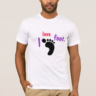 Camiseta Amo el pie