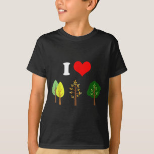 Camiseta Amo el planeta de protección ambiental de la natur