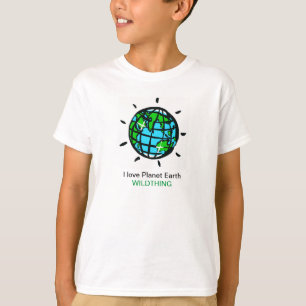 Camiseta Amo el Planeta Tierra - Lo salvaje - Naturaleza -
