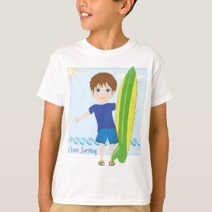 Camiseta Amo el practicar surf