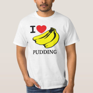 Camiseta Amo el pudín del plátano