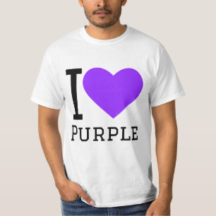 Camiseta Amo el púrpura