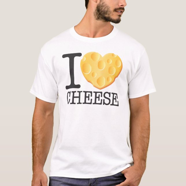 Camiseta Amo el queso (Anverso)