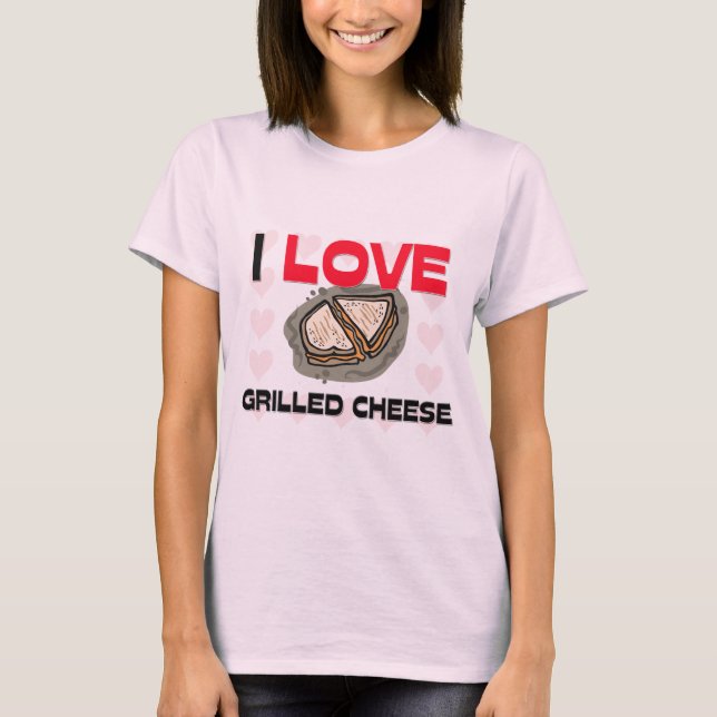 Camiseta Amo el queso asado a la parrilla (Anverso)