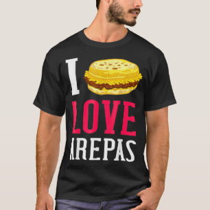 Camiseta Amo el regalo de Arepas Venezuela Colombia
