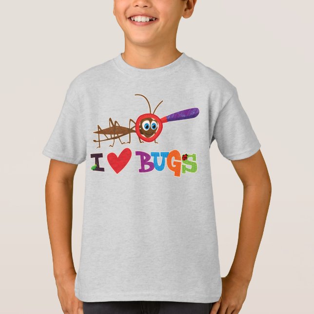 Camiseta Amo el regalo de los insectos para el insecto (Anverso)