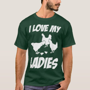 Camiseta Amo El Regalo De Mis Chicken Farmer