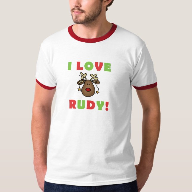 Camiseta Amo el reno de Rudy (Anverso)