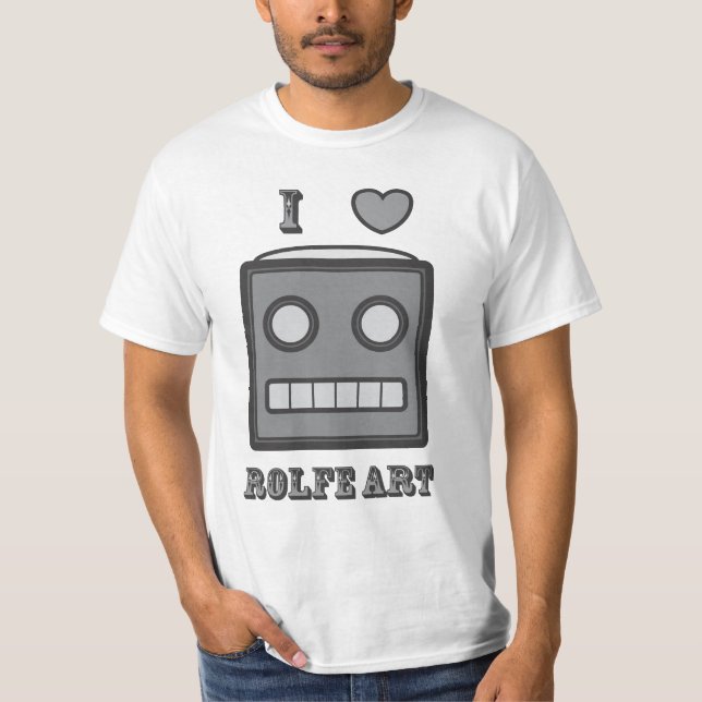 Camiseta Amo el robot (Anverso)
