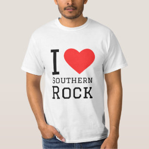 Camiseta Amo el rock sureño