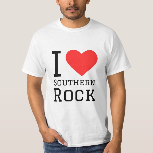 Camiseta Amo el rock sureño (Anverso)