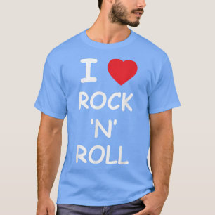 Camiseta Amo el rock y el Roll Music Lover Gift Vintage Ret