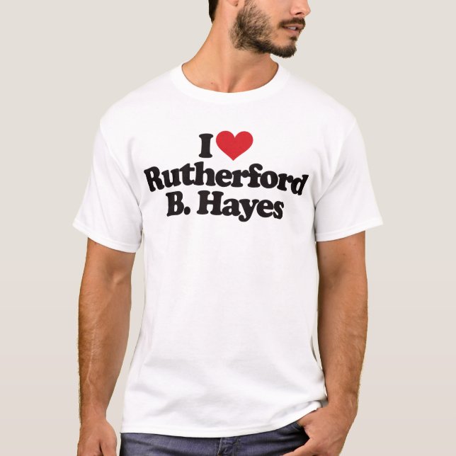 Camiseta Amo el Rutherford B Hayes (Anverso)