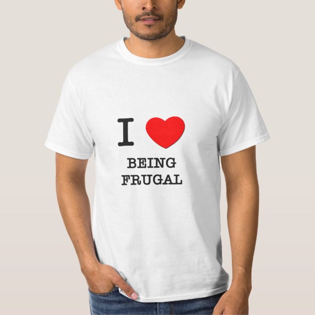 Camiseta Amo el ser frugal (Anverso)