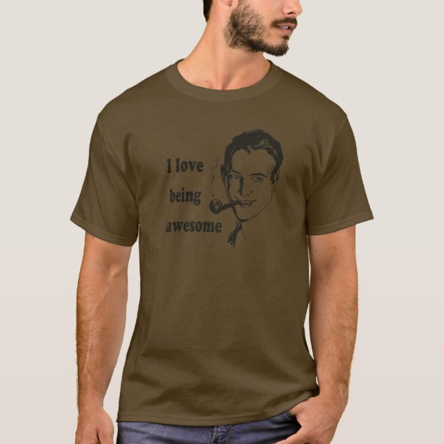 Camiseta Amo el ser impresionante (Anverso)