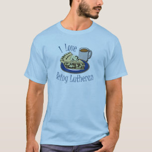 Camiseta Amo el ser Lutheran divertido