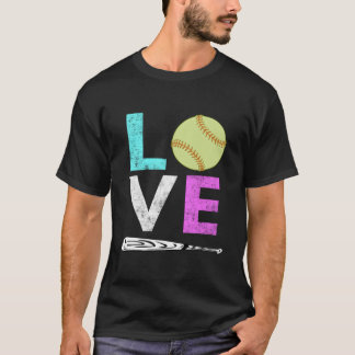Camiseta Amo el Softbol Más