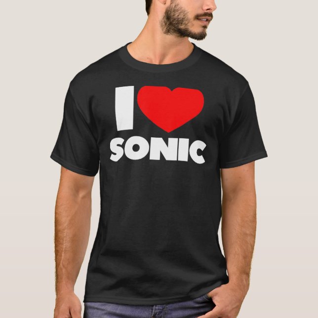 Camiseta Amo el Sonic (Anverso)