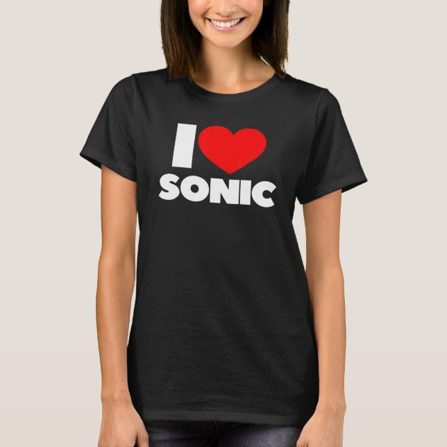 Camiseta Amo el Sonic (Anverso)